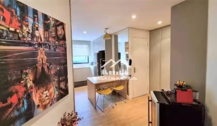 Lindo apartamento com 37m² à venda, 100% mobiliado, na Vila Nova Conceição.