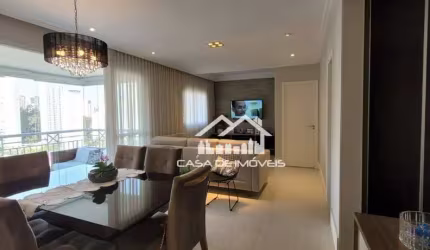 Vende apartamento com 2  suítes,  2 vagas, semi-mobiliado 87m² na Vila Andrade