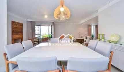 Vende apartamento com 225m², 3 suítes, 3 vagas e lazer no Real Parque.
