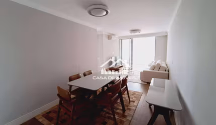 Aluga apartamento mobiliado com 100m², 2 suítes, 2 vagas, alto padrão, no Itaim