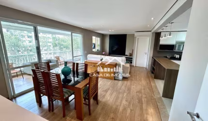 Vende apartamento de 128m², 3 dormitórios, 1 suíte, 2 vagas e varanda gourmet na Vila Andrade