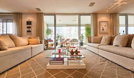 Vende apartamento com 274m², 3 suítes, condomínio clube, no Brooklin