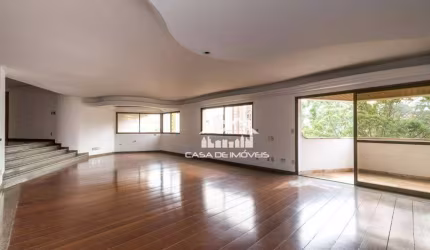 Vende ou aluga apartamento com 370m², 4 dormitórios, 4 vagas e lazer, no Morumbi.