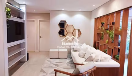 Vende apartamento com 104m², 3 dormitórios, varanda gourmet, 2 vagas, na Vila Andrade.
