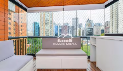 Vende apartamento com 94m², 3 suítes, 2 vagas e lazer, no Brooklin.
