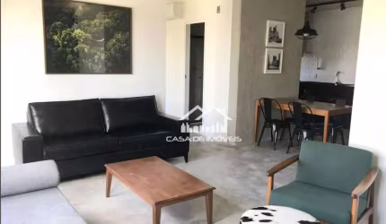 Vende apartamento com 71m², 1 dormitório e 1 vaga, prédio novo, no Panamby.