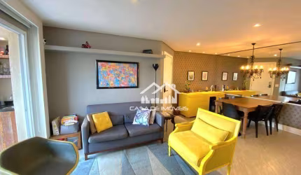 Vende apartamento com 102m², 2 suítes, 2 vagas e lazer completo, no Campo Belo.