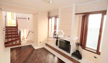 Vende casa tipo sobrado com 163m², 3 suítes, churrasqueira, no Jardim Londrina.
