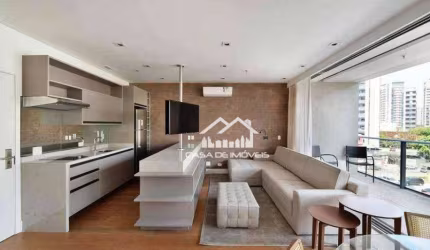 Vende apartamento mobiliado com 67m², de alto padrão na Vila Olímpia