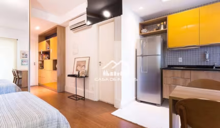 Aluga apartamento mobiliado, com 98m², alto padrão, na Vila Nova Conceição.