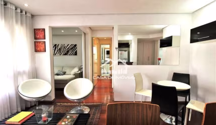 Vende apartamento de 59m², com 2 quartos sendo 1 suíte e 1 vaga, na Vila Andrade.