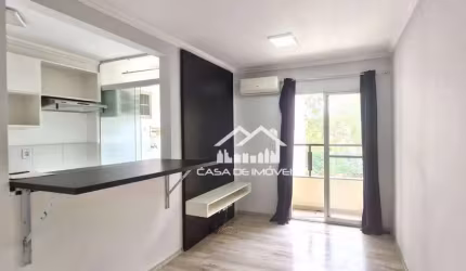 Vende ou aluga apartamento de 49m², com 2 quartos e 1 vaga, Jardim Ampliação.