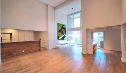 Aluga apartamento com 178m², pé direito duplo, 3 suítes e lazer clube no Panamby.
