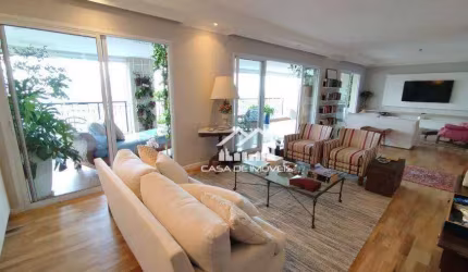 Vende apartamento de luxo em condomínio clube, com 247m², no Panamby.