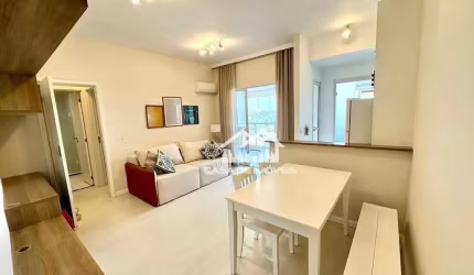 Aluga apartamento de 51m², 1 suíte, 1 vaga, andar alto e lazer completo