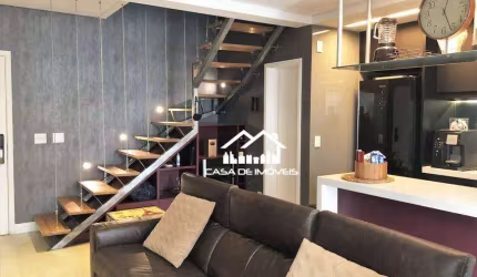 Apartamento Duplex à venda, 80m², 1 suíte, 2 vagas, no Campo Belo