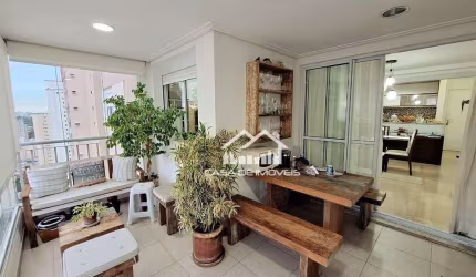Vende apartamento com 87m², 2 suítes, varanda com churrasqueira, depósito e 2 vagas, na Vila Suzana