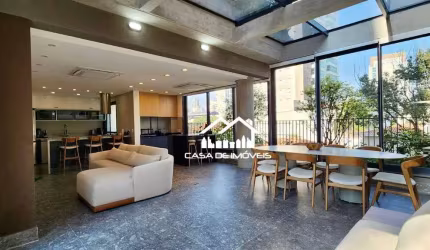 Venda de apartamento garden mobiliado, com 145m², 2 suítes, varanda gourmet, churrasqueira, lazer completo no Brooklin