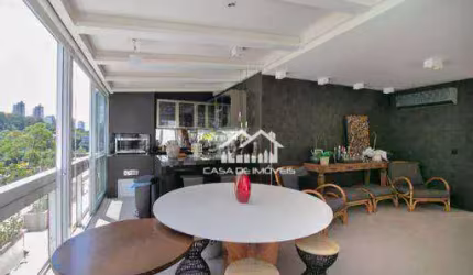 Vende cobertura duplex com 260m², 3 suítes, espaço gourmet  e excelente localização, na Vila Andrade.