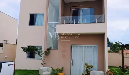 CASA EM ESTILO MODERNO, TIPO DUPLEX EM CONDOMINIO EM BARRA DE JACUIPE - CHACARAS DO RIO JACUIPE