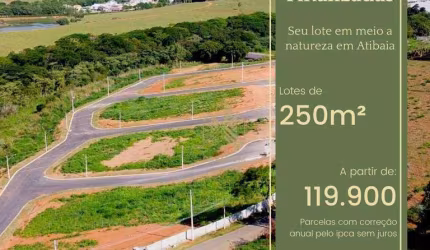 Terreno à venda, 250 m² por R$ 150.000,00 - Tanque - Atibaia/SP