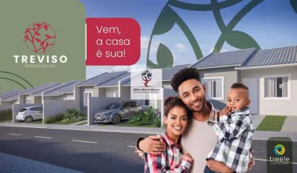 Casa em Condomínio para Venda em Fazenda Rio Grande, Estados, 2 dormitórios, 1 banheiro, 1 vaga