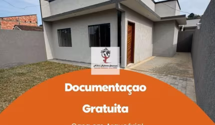 Casas 3 e 4 Quartos para Venda em Araucária, Iguaçu, 3 dormitórios, 1 banheiro, 1 vaga