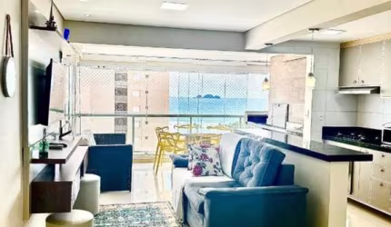 APARTAMENTO COM 70M² COM 2 DORMITÓRIOS SENDO 1 SUÍTE, NA PRAIA DA ENSEADA - GUARUJÁ