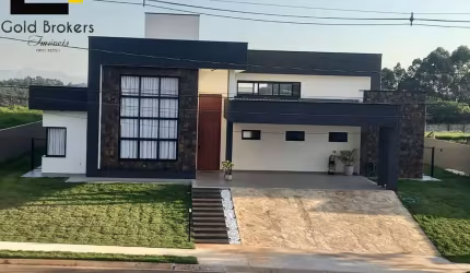 CASA COM 340 M² DE ÁREA CONSTRUÍDA E 1000 M² DE TERRENO COM 3 SUÍTE, NO CONDOMÍNIO TERRAS DO CAXAMBU EM JUNDIAÍ SP