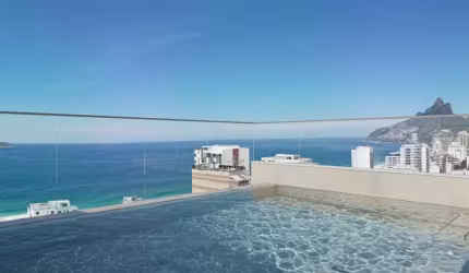 Apartamento Studio IPANEMA LAZER VISTA MAR E LAGOA