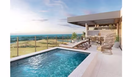 COBERTURA LINEAR, 376 M², COM 3 E 4 SUÍTES NA BARRA DA TIJUCA