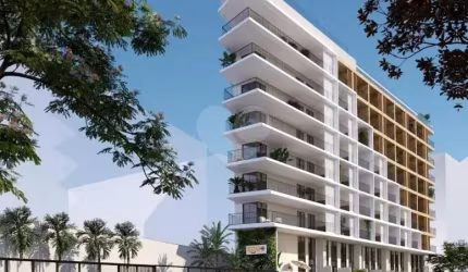 Apartamentos de 2 quartos frente mar.
