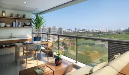 Lindo apartamento de 2 quartos na ILha Pura