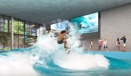 Studio na Barra Olímpica em Condomínio com PISCINA DE ONDA