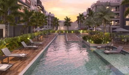 Quarto e sala na Barra da Tijuca ao lado da Península com passagem para o Via Parque
