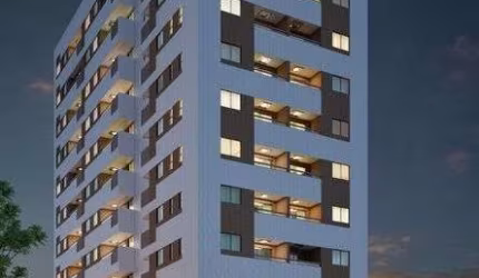 Apartamento com Varanda Gourmet - 02 quartos (01 suite) - Vista mar