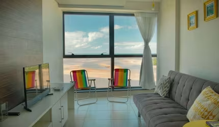 Thiagof. Apartamento frente mar á venda 58m², 2 quarto. Barra de Jangada. F8 1 9 7 3 3 8 9 8 4 1