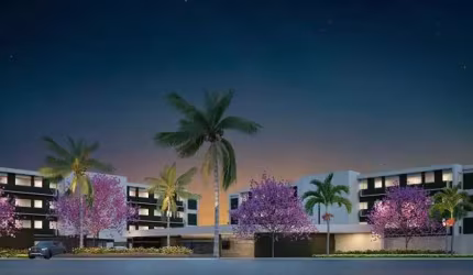 AB - Apartamento para venda com 28 metros quadrados com 1 quarto em Muro Alto - Ipojuca - PE