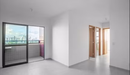 Apartamento com 3 quartos, suíte e varanda, possui 61 metros quadrados, próximo á Madalena