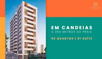 MD-APROVEITE AS CONDIÇÕES DE SALÃO IMOBILIÁRIO/Aurora Ville-Candeias, Apt 2 qtos c/ varanda gourmet