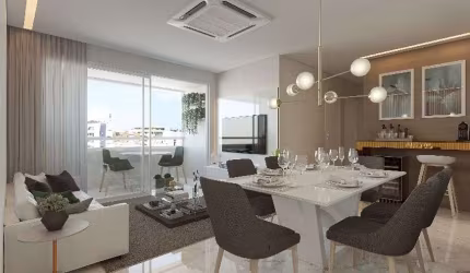 Apartamento para venda com 90 m2, 3 quartos, 1 suite, varanda, area de laser completa, em Madalena