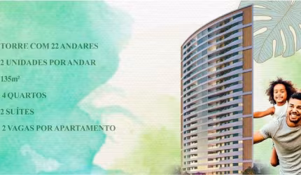 CG Apartamento para venda com 135 metros quadrados com 4 quartos em Rosarinho - Recife - PE