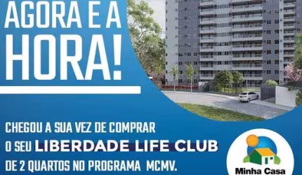 MD-Oportunidade! Liberdade Life Club - 2qts 1 suíte - Área de lazer completo -