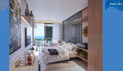 TM- Apartamento em Praia dos Carneiros em Resort de Alto Padrão
