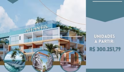 Flat com 1 quarto à venda no Porto De Galinhas