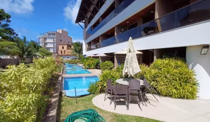 Apartamento mobiliado com piscina privativa em Porto de Galinhas