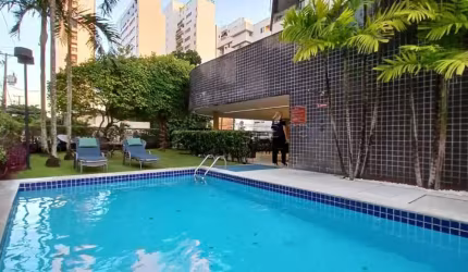 Parque Amazonas Residence - Frente para o mar de Boa Viagem - 2 quartos- Lazer - andar alto