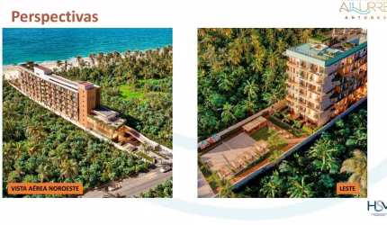 Seu imóvel no Caribe Brasileiro - Allure Antunes - Pé na Areia - Praia de Antunes-AL - Lazer de Reso