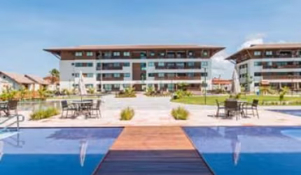 Apartamento mobiliado no Condomínio Cupe Beach Living, na Praia de Porto de Galinhas com 2 quartos, varanda e totalemnte mobiliado.