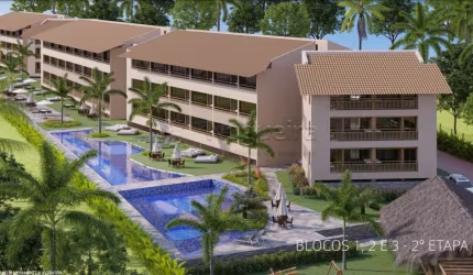TM- Apartamento no Carneiros Atlântico Flats & Resort